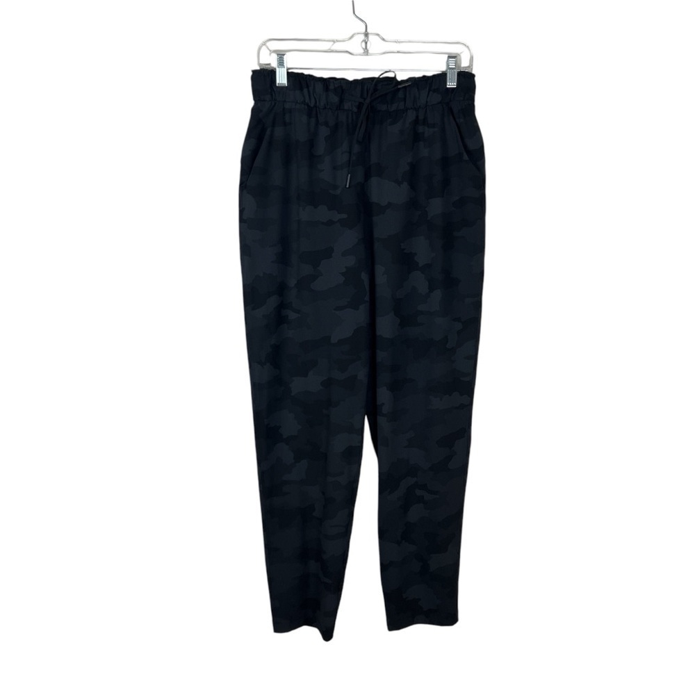 Lululemon Keep Moving Pant High Rise 7/8 Incognito Camo Black Grey